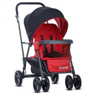 [아마존베스트]Joovy Caboose Graphite Stand On Tandem Stroller, Red