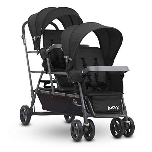  [아마존베스트]Joovy Big Caboose Graphite Stand On Triple Stroller, Black