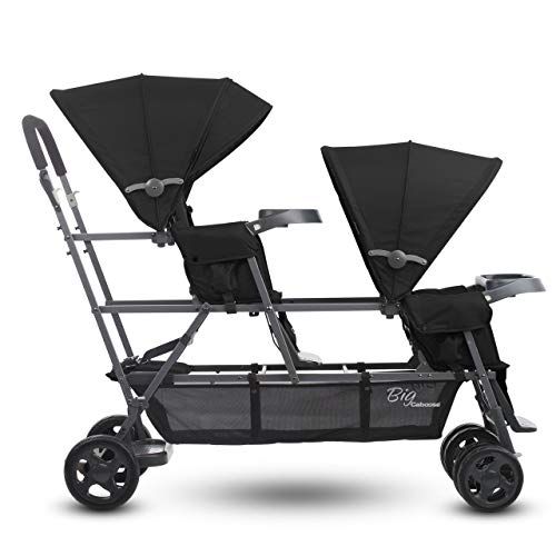  [아마존베스트]Joovy Big Caboose Graphite Stand On Triple Stroller, Black