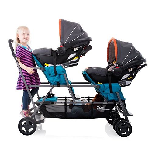  [아마존베스트]Joovy Big Caboose Graphite Stand On Triple Stroller, Black