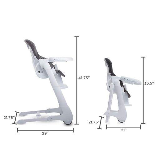  [아마존베스트]Joovy JOOVY Foodoo High Chair, Charcoal