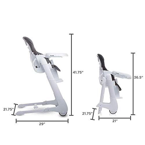  [아마존베스트]Joovy JOOVY Foodoo High Chair, Charcoal