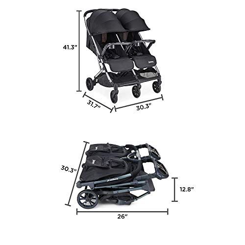  Joovy Kooper X2 Stroller, Forged Iron