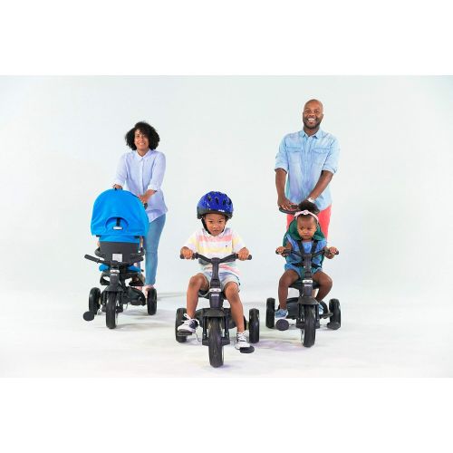  [아마존베스트]Joovy Tricycoo LX Kids Tricycle, Push Handle, Adjustable Seat, 8 Stages, Black