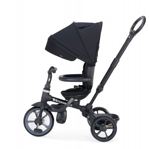  [아마존베스트]Joovy Tricycoo LX Kids Tricycle, Push Handle, Adjustable Seat, 8 Stages, Black