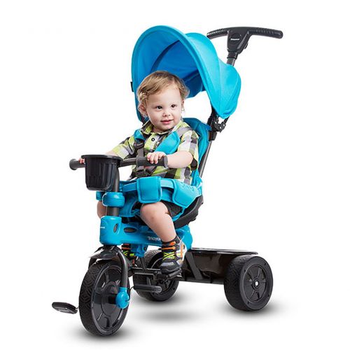  Joovy Tricycoo 4-in-1 Baby Tricycle for Kids, Blue