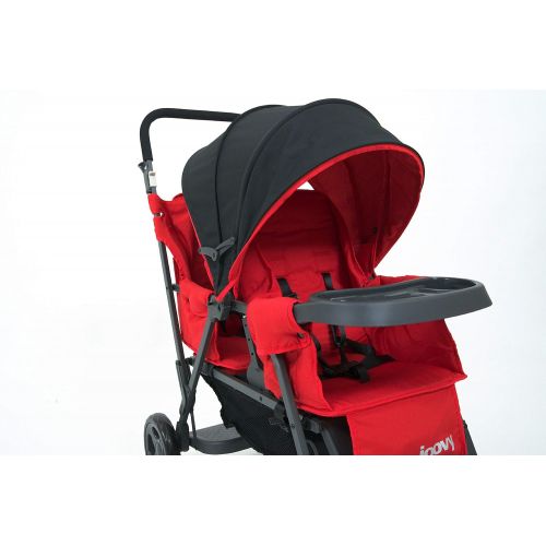  Joovy JOOVY Caboose Too Graphite Stand-On Tandem Stroller, Black