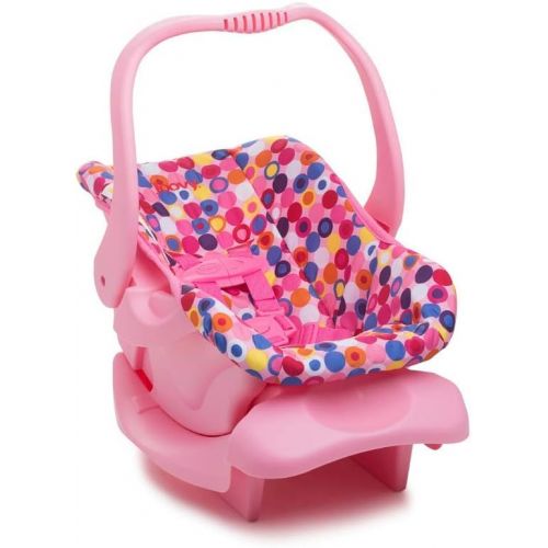  Joovy Doll Toy Car Seat - Pink Dot