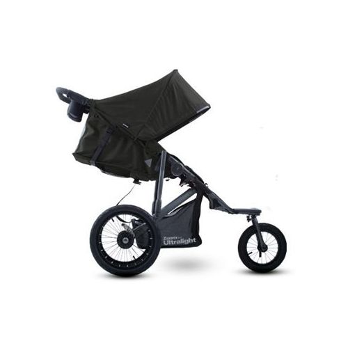  Joovy Premium Jogger Stroller, Car Seat Compatible, Umbrella, Travel Systems Ready! for Baby, Infants, Toddlers and Kids, Ultralight, Black Color + 2 Free Strap-on Hooks!