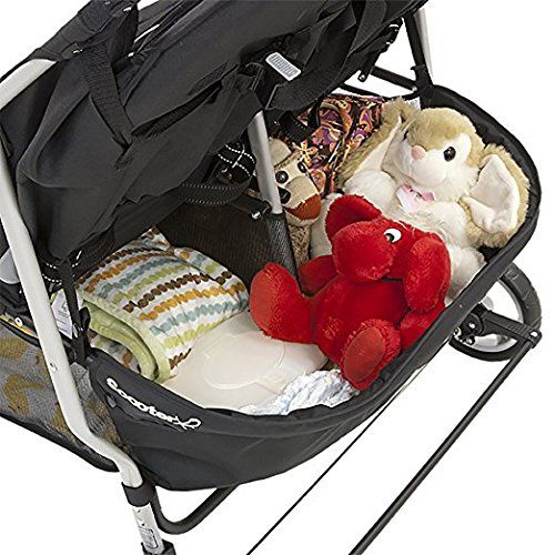  Joovy Premium Double Tandem Side By Side Baby Stroller, Umbrella (32 Pounds) For Infants, Toddlers And Kids, Red Color + Free Strap-on Awesome(R) Hooks!