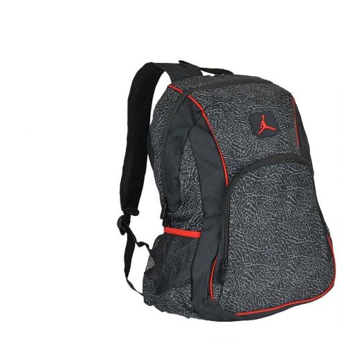 조던 Jordan Elephant 2-Strap Backpack - Black/red, one Size