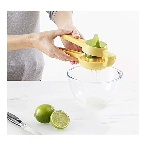 조셉조셉 Joseph Joseph JuiceMax Dual-Action Citrus Press, One Size, Yellow