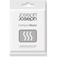 Joseph Joseph Intelligent Waste Replacement Carbon Odor Filters for Totem Titan Compost Bin, 2 Count (Pack of 1), Black