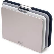 Joseph Joseph Nest 3 Piece Color Coded Cutting Board Set With Storage Stand, Regular - Grey/Blue