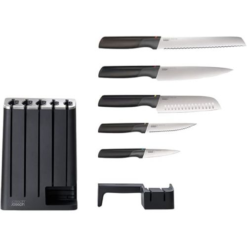 조셉조셉 Joseph Joseph Elevate 5-Piece SlimBlock Knife Set, Multicolor