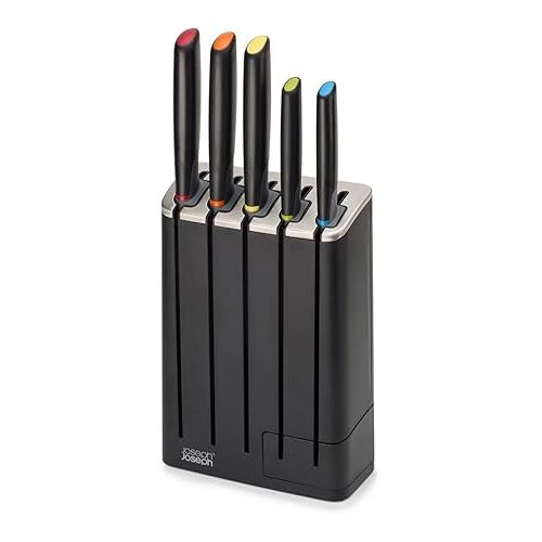 조셉조셉 Joseph Joseph Elevate 5-Piece SlimBlock Knife Set, Multicolor