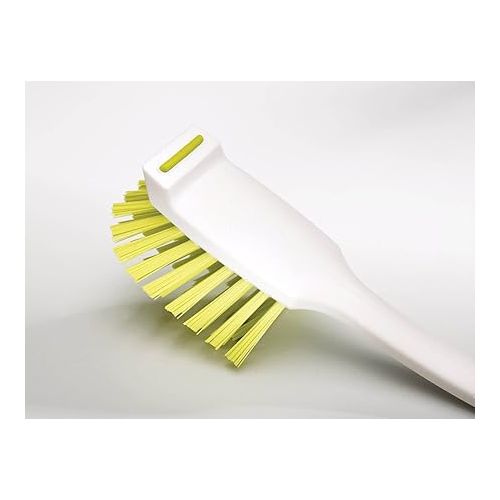 조셉조셉 Joseph Joseph Edge Dish Brush with Integrated Sink Rest, Green