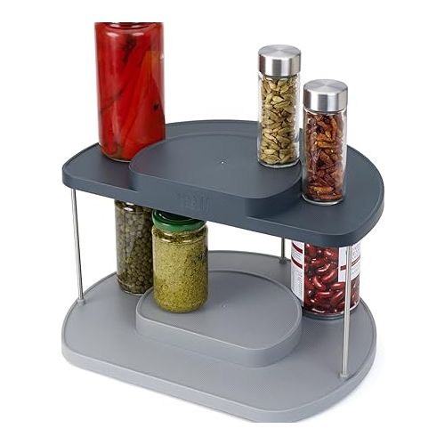 조셉조셉 Joseph Joseph CupboardStore Rotating Organizer, Large, Grey