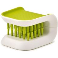 Joseph Joseph BladeBrush Knife and Cutlery Cleaner Brush Bristle Scrub Kitchen Washing Non-Slip, One Size, Green