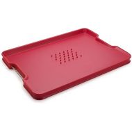 Joseph Joseph 60207 Cut&Carve Plus Multi-function Cutting Board, Large, Red