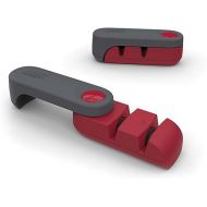 Joseph Joseph Rota Folding Knife Sharpener and Honer, Red