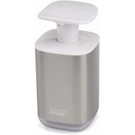 Joseph Joseph 70532 Presto Stainless-Steel Hygienic Easy-Push Soap Dispenser with Wide Pump, One-Size, White