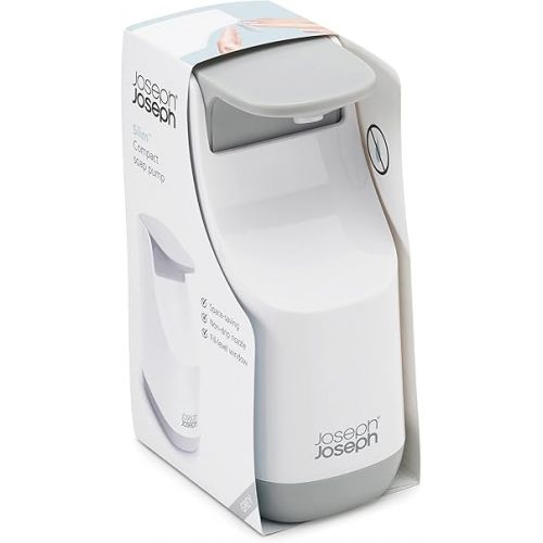 조셉조셉 Joseph Joseph 70512 Slim Compact Soap Dispenser with Non-Drip Nozzle, Gray
