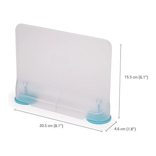 조셉조셉 Joseph Joseph FridgeStore Under-Shelf Storage Drawer, One Size, Clear/Blue