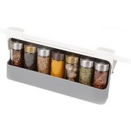 Joseph Joseph Spice Rack Organizer - Under-Shelf Kitchen Cabinet Storage Solution for Spices, Grey