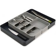 Joseph Joseph DrawerStore Kitchen Drawer Organizer Tray for Silverware Cutlery Utensils and Gadgets, Expandable, Gray