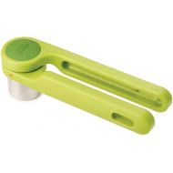 Joseph Joseph Helix Garlic Press Mincer Ergonomic Twist-Action Hand Juicer Stainless Steel, Green, One-Size