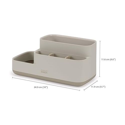 조셉조셉 Joseph Joseph EasyStore - Bathroom Storage Caddy Organiser for bathroom accessories - Ecru,