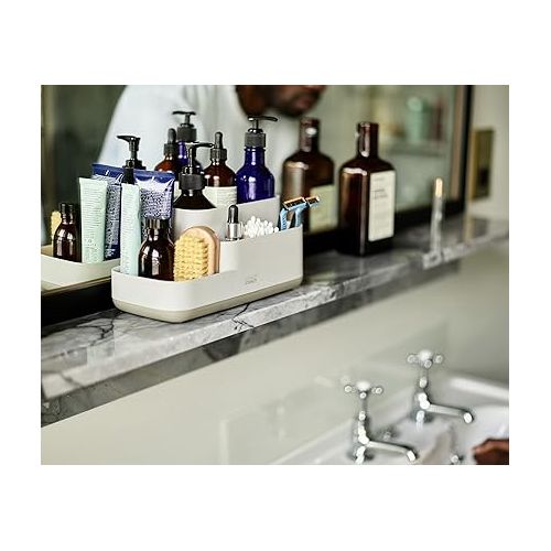 조셉조셉 Joseph Joseph EasyStore - Bathroom Storage Caddy Organiser for bathroom accessories - Ecru,