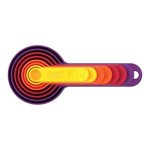 조셉조셉 Joseph Joseph Nest Measure Measuring Cups and Measuring Spoons Set, Multicolored