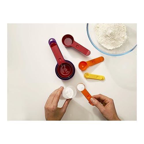 조셉조셉 Joseph Joseph Nest Measure Measuring Cups and Measuring Spoons Set, Multicolored