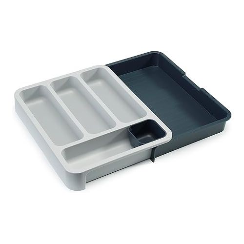 조셉조셉 Joseph Joseph 85042 DrawerStore Expandable Cutlery Tray, Gray