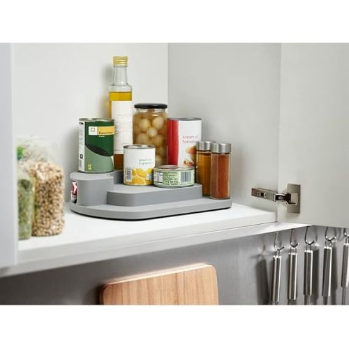 조셉조셉 Joseph Joseph CupboardStore Rotating Organizer, Small, Grey