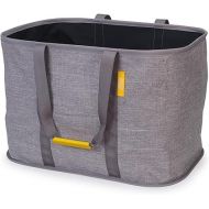 Joseph Joseph Hold-All Max Collapsible 55L Washing Laundry Basket Bag, Durable Fabric, Moisture Resistant, Grey