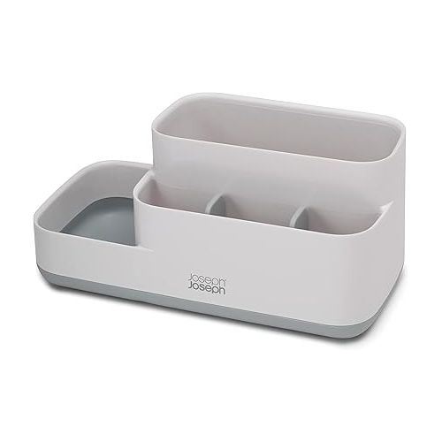 조셉조셉 Joseph Joseph EasyStore Bathroom Storage Countertop Organizer Caddy , Gray