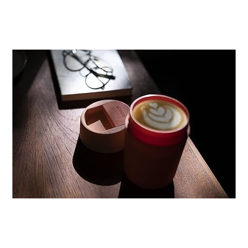 조셉조셉 Joseph Joseph Sipp™ Travel Coffee Mug with Flip-top Cap - 340 ml (12 fl. oz) - Coral
