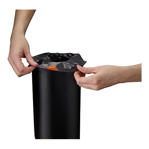 조셉조셉 Joseph Joseph Eco Liners IW8 Eco Recycled plastic Bin Liners, Kitchen Bathroom Waste Bags With Tie Tape Drawstring Handles, Extra Strong - Pack of 20, Holds 5 Litres