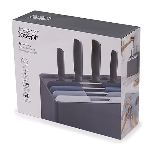 조셉조셉 Joseph Joseph Folio Plus 8-piece Knife & Chopping Board Set