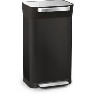 Joseph Joseph Intelligent Waste Titan Trash Can Compactor Kitchen Bin with Odour Filter, Holds Up to 90L After Compaction, Black, 30L