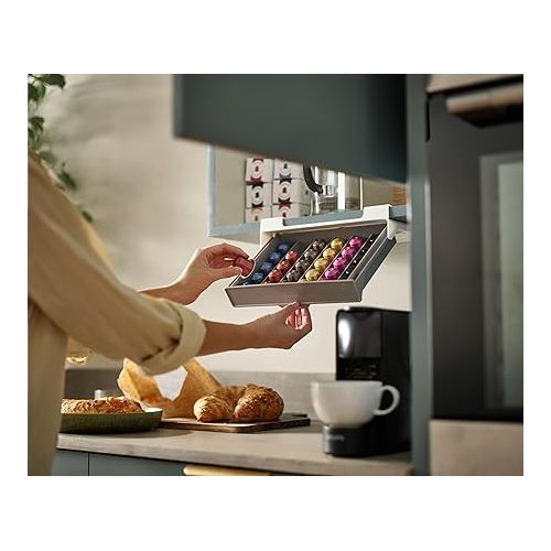 조셉조셉 Joseph Joseph CupboardStore: Under-Shelf Space-Saving Coffee Pod Drawer - Holds 30 Nespresso Original-Style Capsules