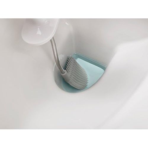 조셉조셉 Joseph Joseph 70515 Flex Toilet Brush with Slim Holder Flexible Anti-Drip, Gray