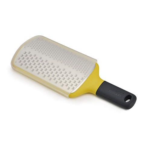 조셉조셉 Joseph Joseph 20139 Multi-Grate Compact Paddle Grater with Coarse and Fine Blades Non-Slip Handle Dishwasher Safe, One-size, Yellow