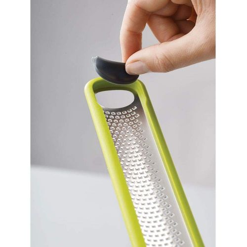 조셉조셉 Joseph Joseph 20049 Handi-Zest Multi-Function Zester with Blade Wiper, Green