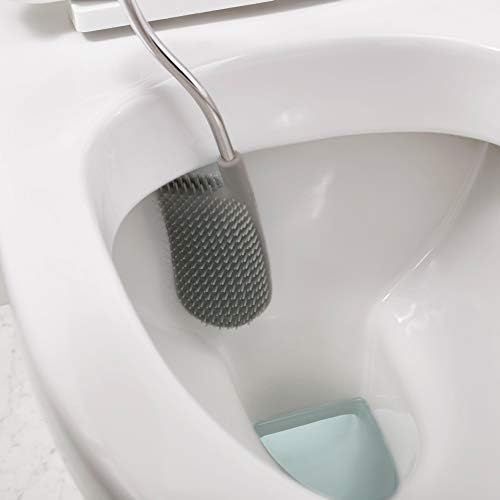 조셉조셉 Joseph Joseph 70517 Flex Toilet Brush with Slim Holder Flexible Anti-Drip, Stainless Steel