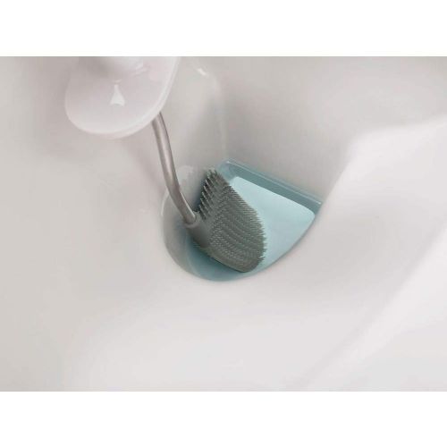 조셉조셉 Joseph Joseph 70517 Flex Toilet Brush with Slim Holder Flexible Anti-Drip, Stainless Steel