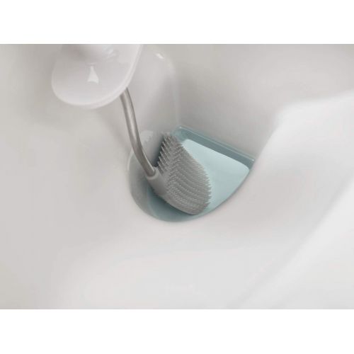 조셉조셉 Joseph Joseph Flex Toilet Brush with Holder and Storage Caddy, Gray